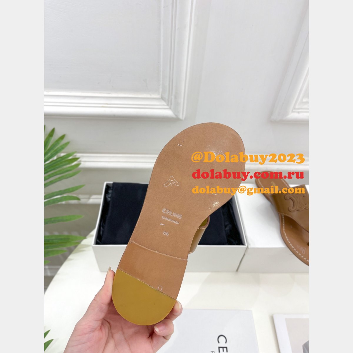 Dolabuy Celine Designer Replica Flip Flops Shoes