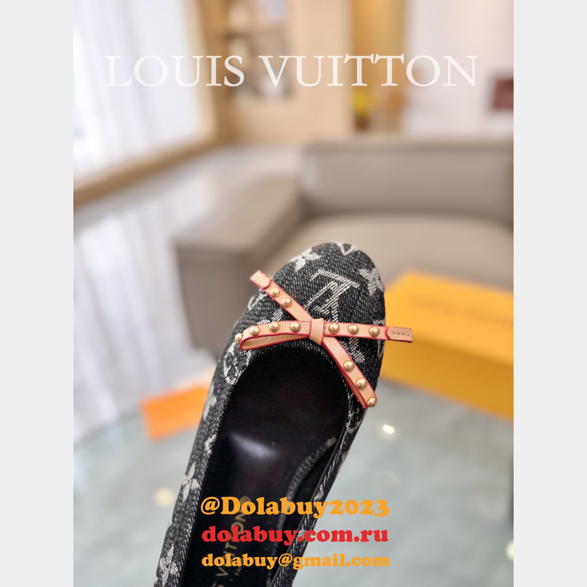 Top Quality LOUIS VUITTON Shake Flat Ballerina