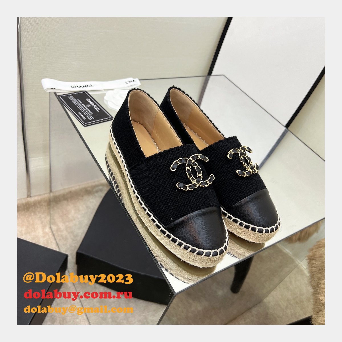 Duplicate CC Luxury ESPADRILLES SHOES