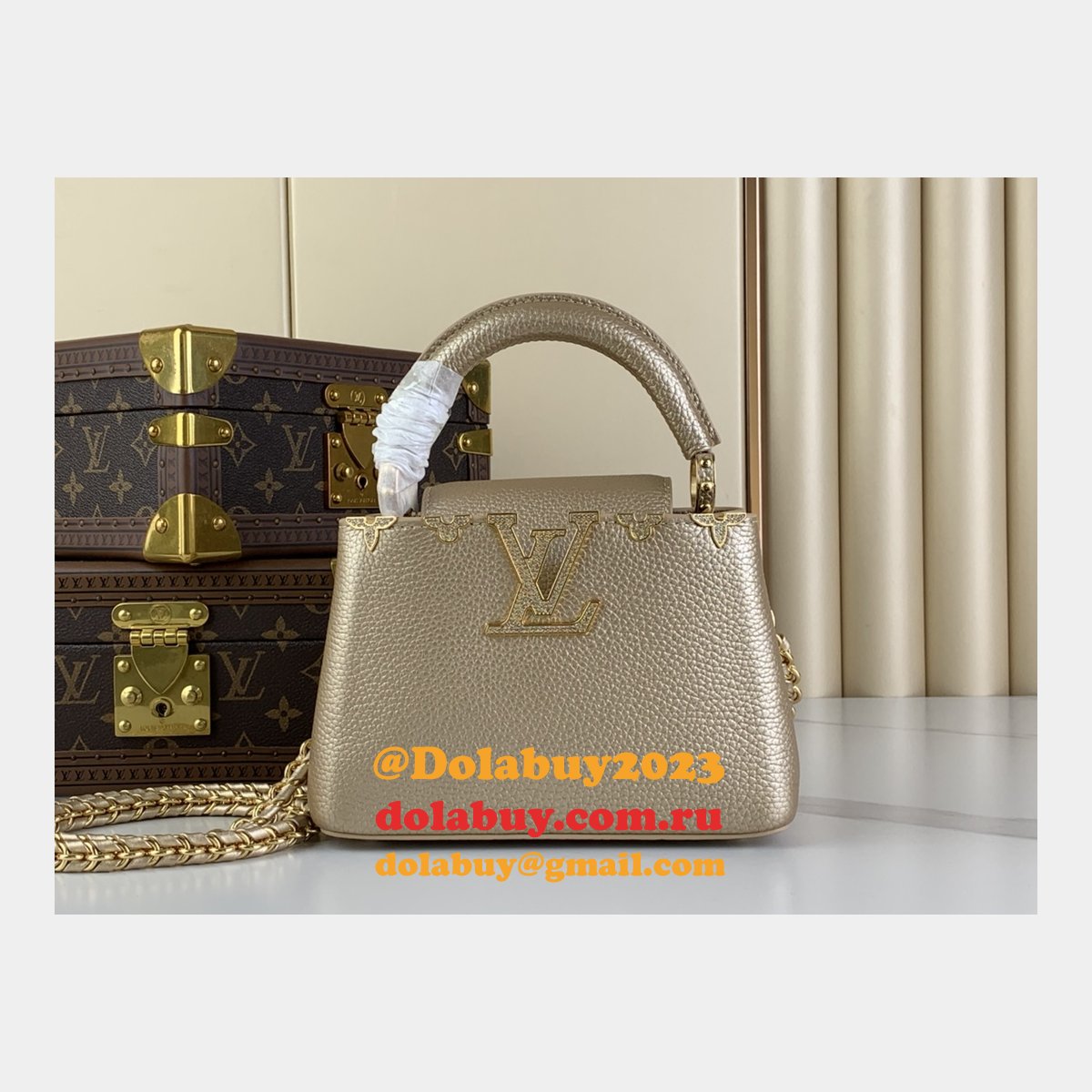 The Dolabuy Replica Capucines Louis Vuitton M48865 M24583 Bag