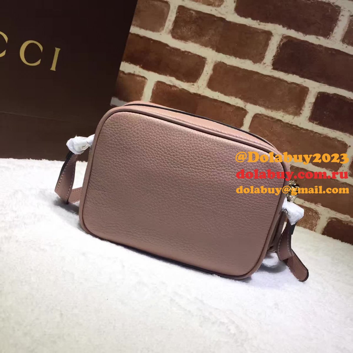 aaa+ G*u*i replicas soho small leather disco 308364 bag