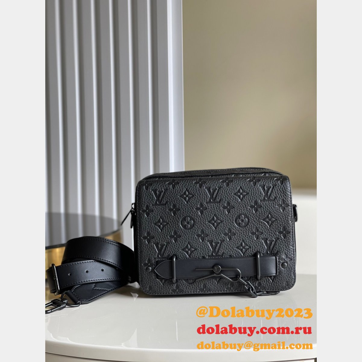 Louis Vuitton Knockoff Steamer Messenger Taurillon Monogram M57307 Bags