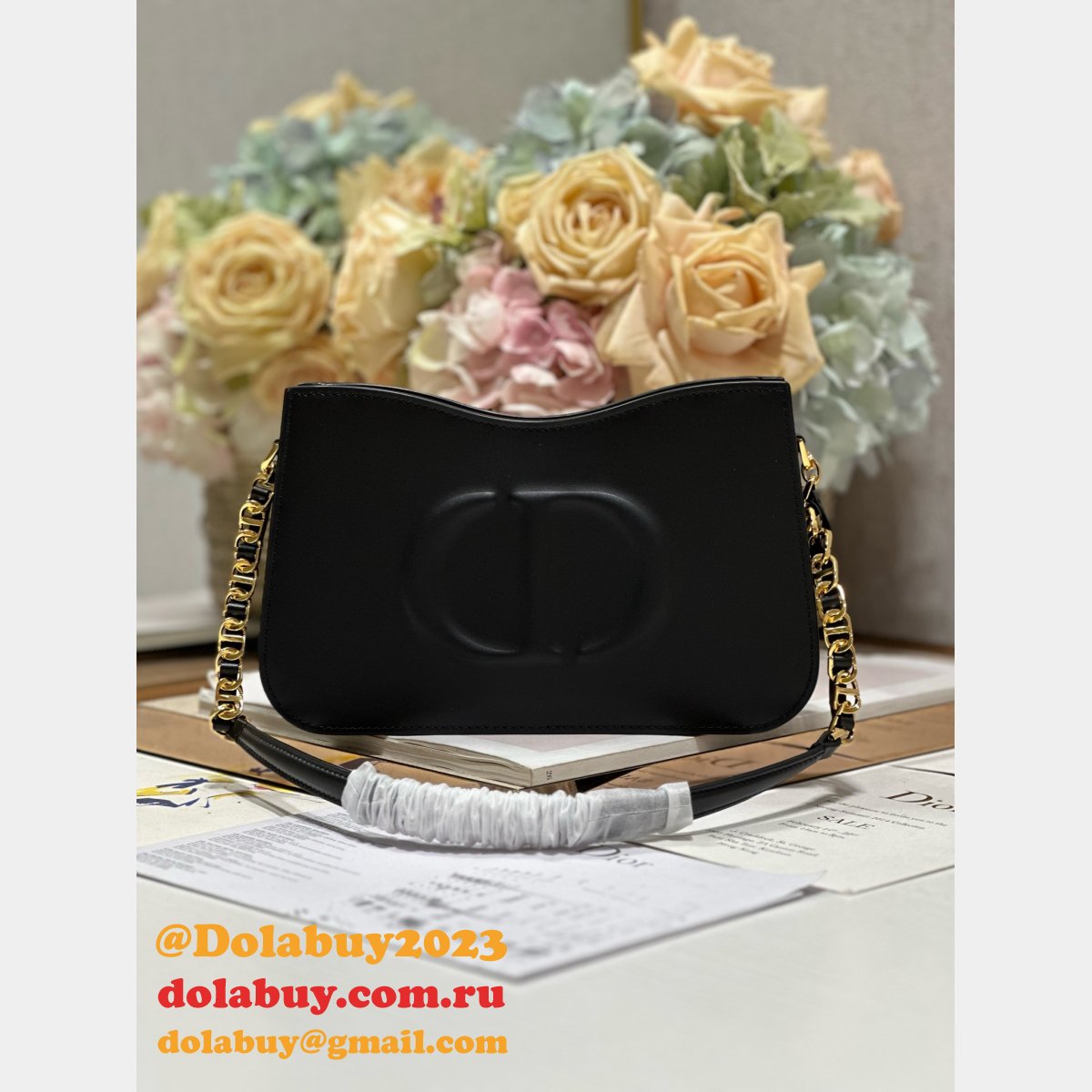 CD Signature Hobo 8017 Shop High Quality Fake Bag