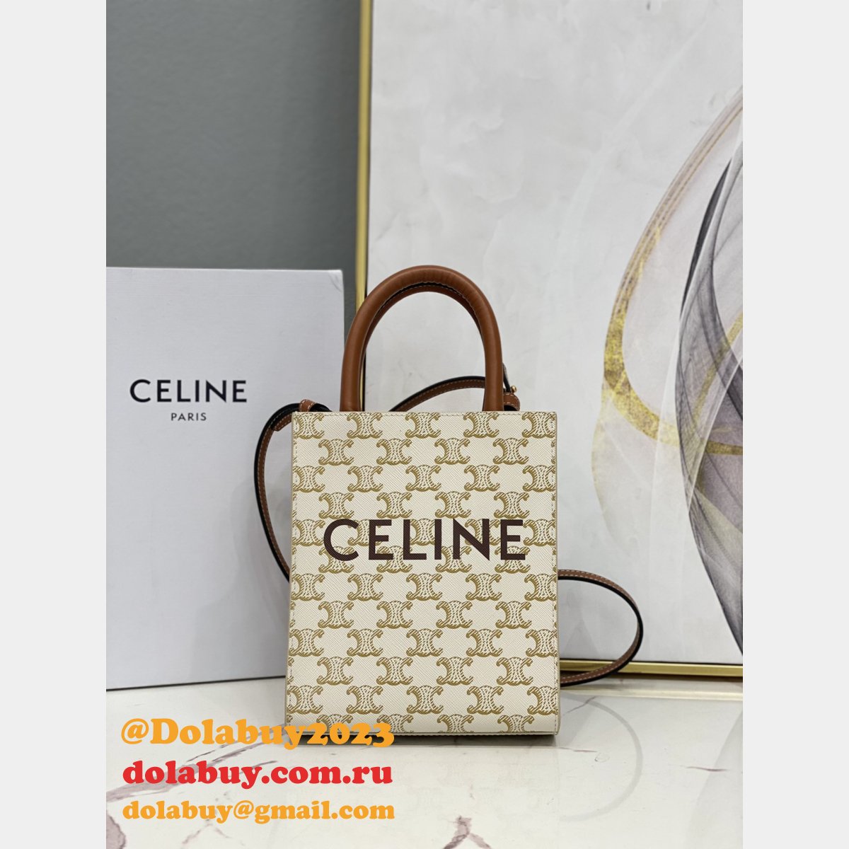 Wholesale CELINE Triomphe Mini Cabas bags