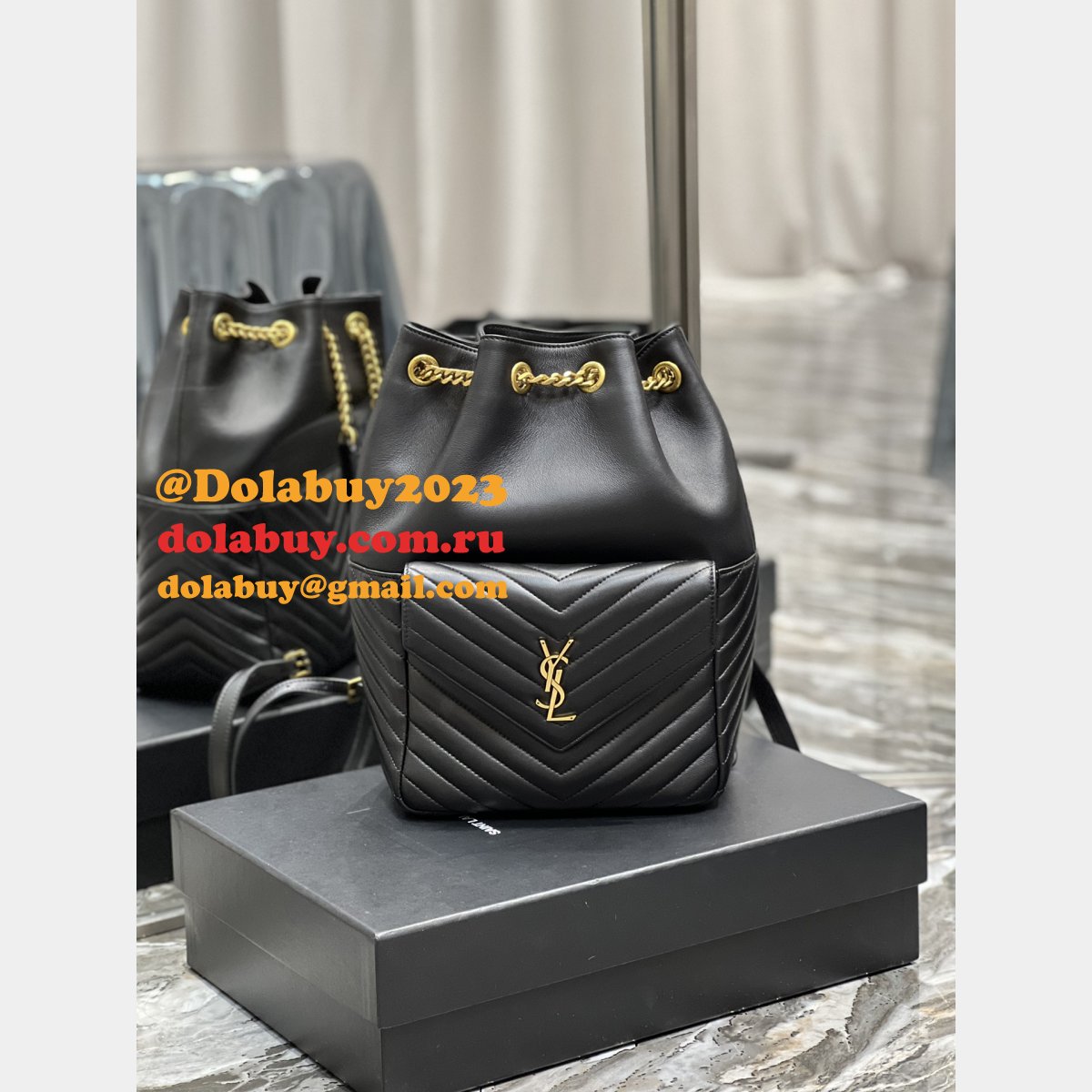 Yves Saint Laurent Replicas Backpacks 672609 AAA Handbag