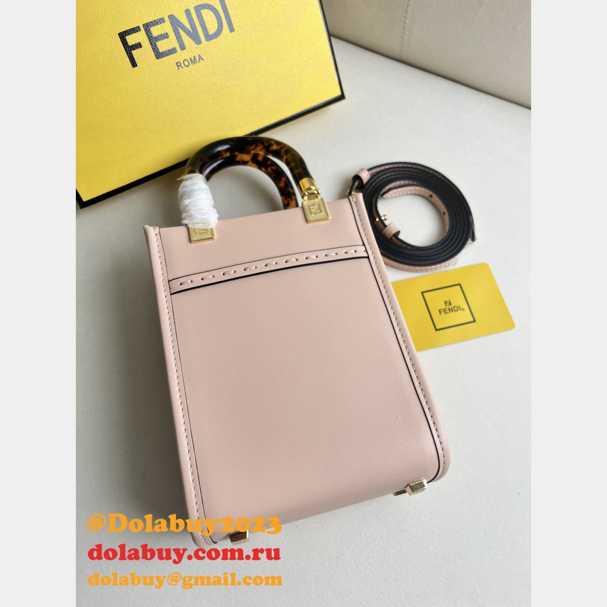 7 star F**di roma sunshine mini handbag