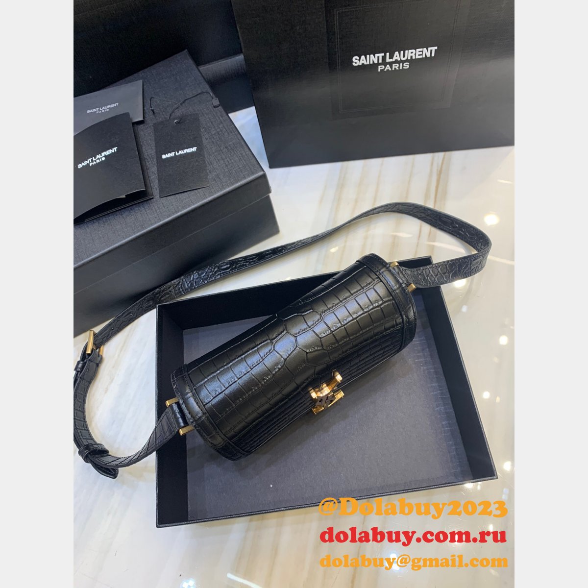 High Quality YSL Replica Shoulder 634306/634305 Black Bags Store
