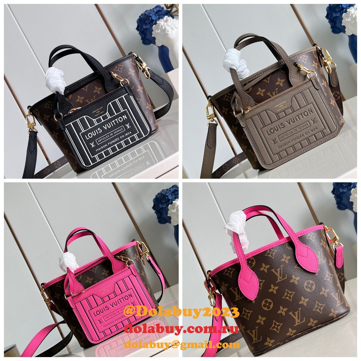 Louis Vuitton 1:1 Mirror Neverfull Bandoulière Inside M12099 Bag