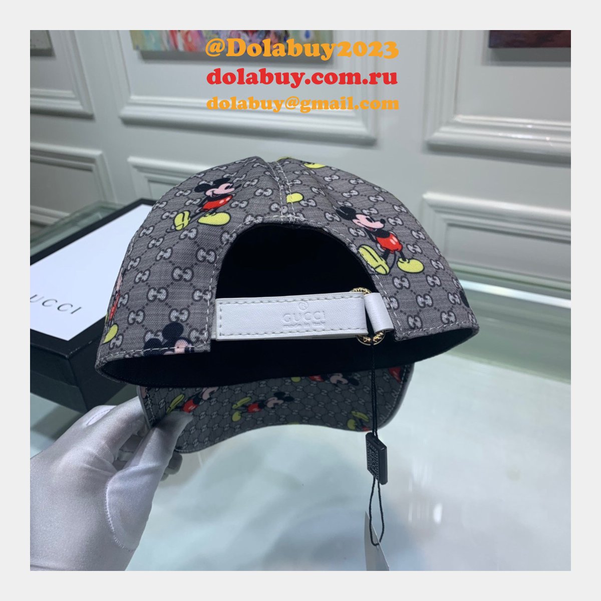 top quality G*u*i mickey mouse hats