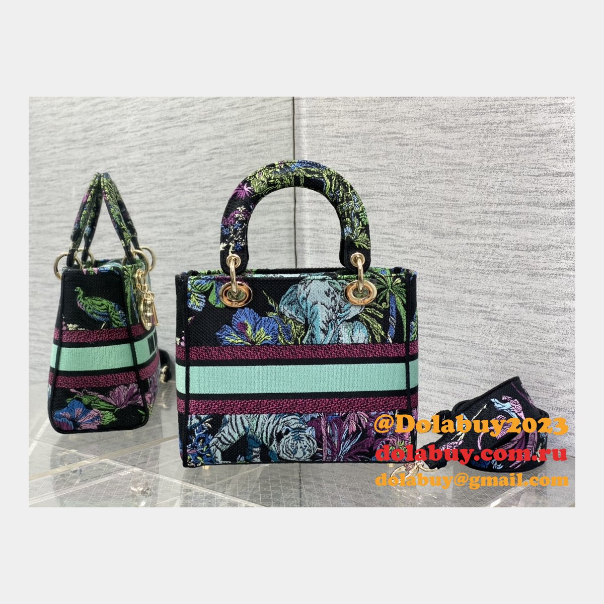Top Quality Lady Dior 1:1 Lady 24cm Replica Handbags