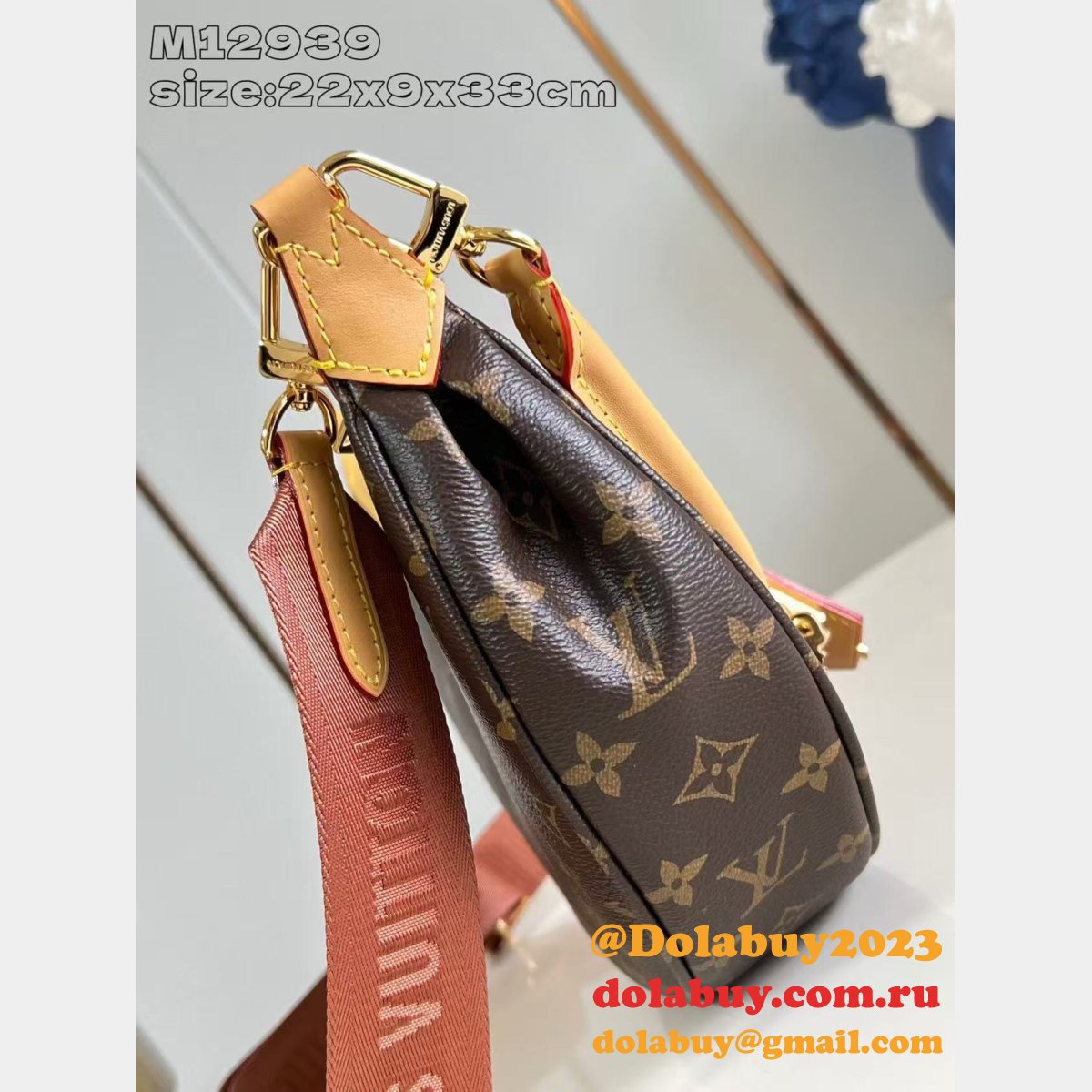 AAA+ Looping Monogram M12939 Louis Vuitton Knockoff Handbags