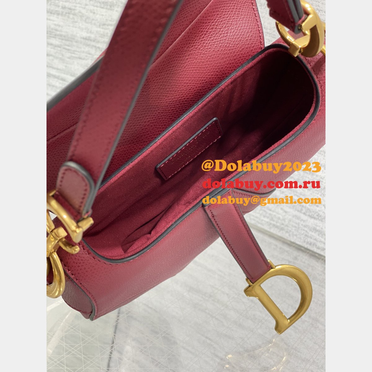 Replica DIOR SADDLE with Long strap Wholesale