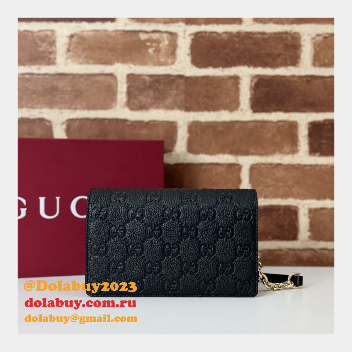 1:1 mirror G*u*i gg emblem super 818705 shoulder inspired bag