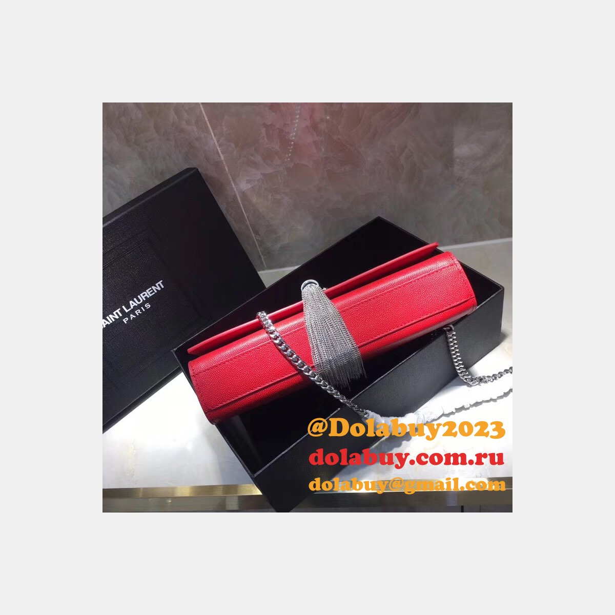 YSL Cheap Saint Laurent Monogram Caviar Quilted