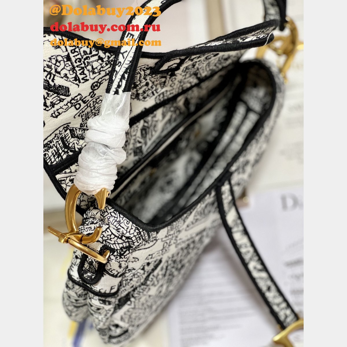 Best Quality Replica Oblique Saddle Christian Dior 9012/0446 Bag