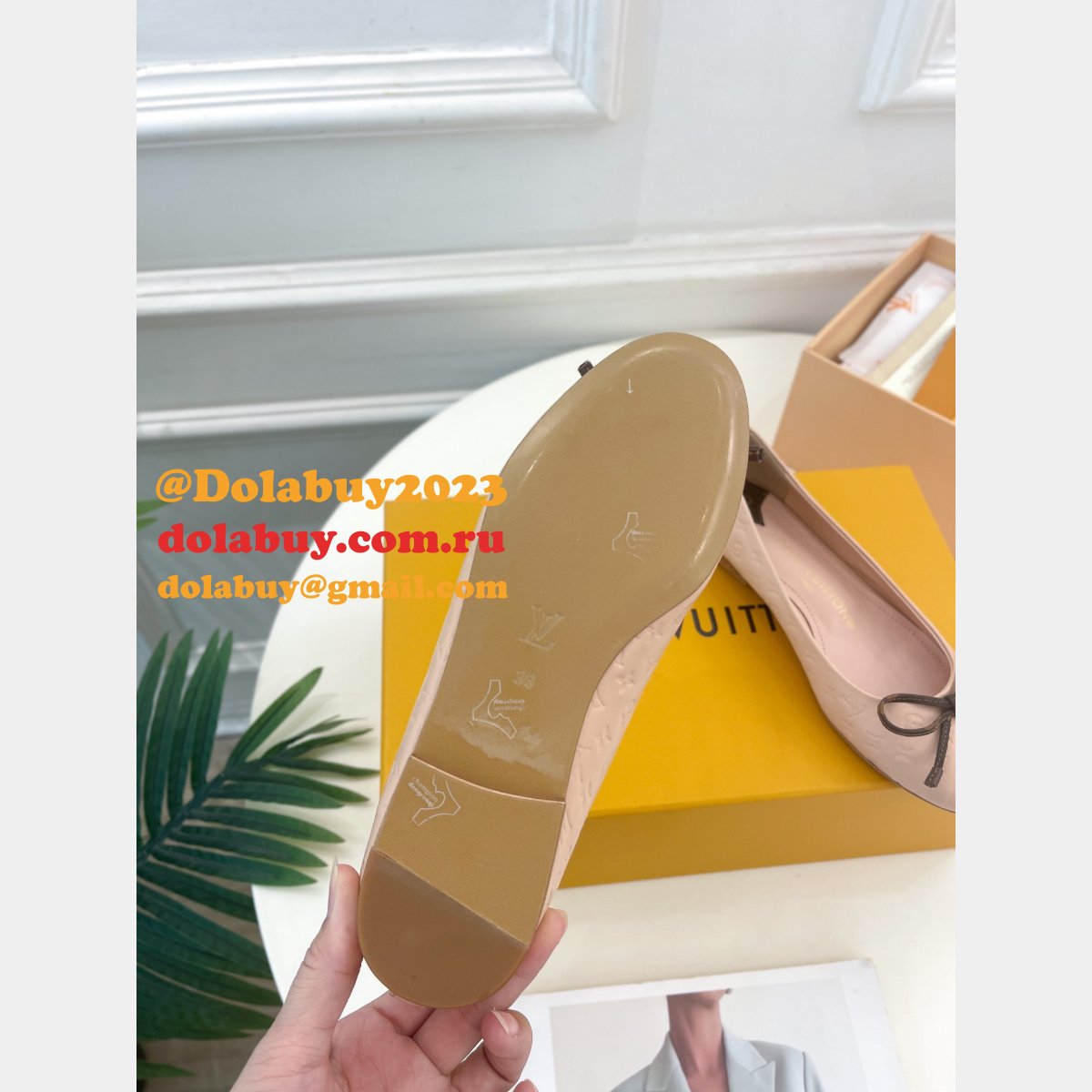 Top Quality LOUIS VUITTON Nina Flat Ballerina