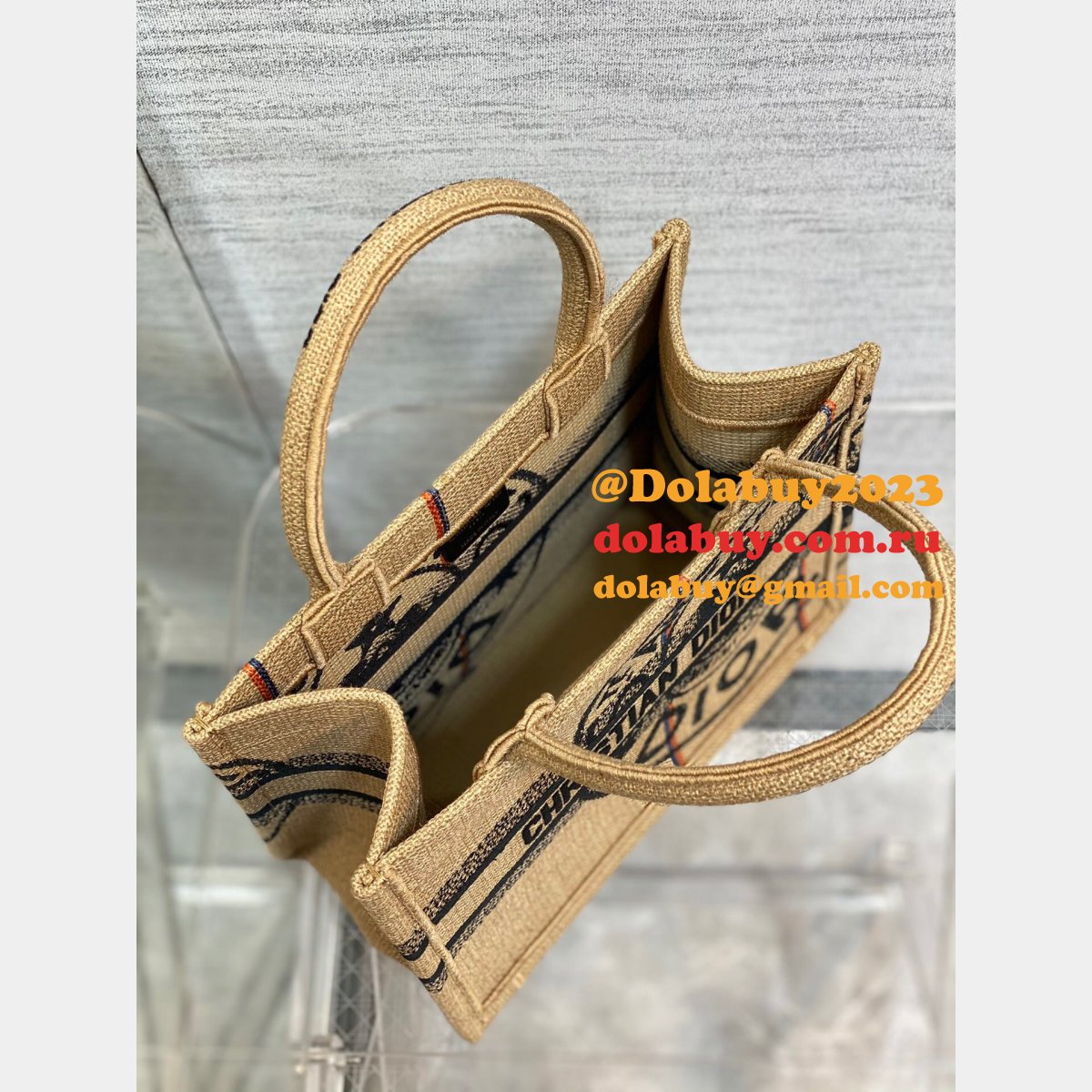 Fashion Designer Dior 1:1 quality CD Book Tote Bags