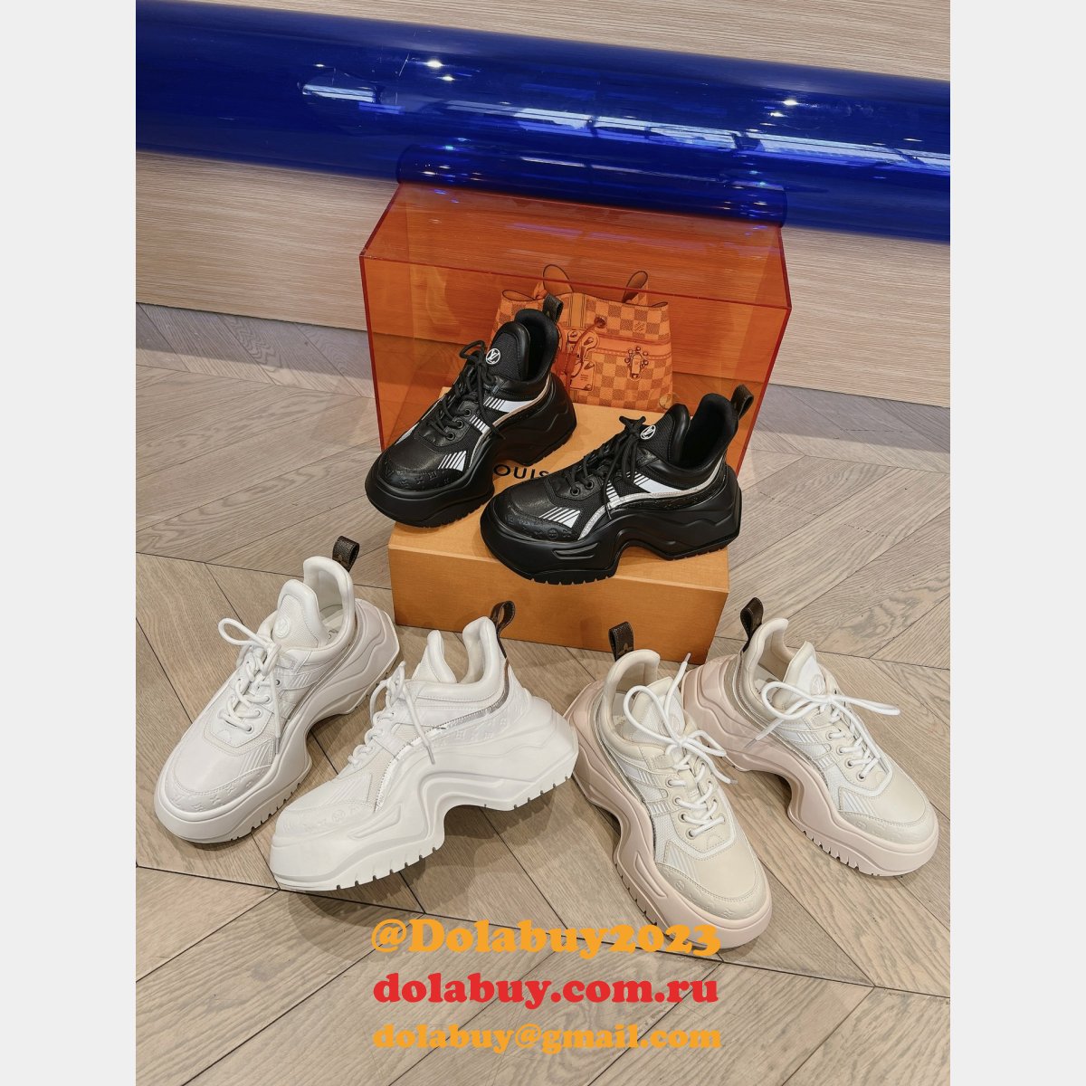 LV High Quality Cheap Replica Archlight 2.0 sneakers