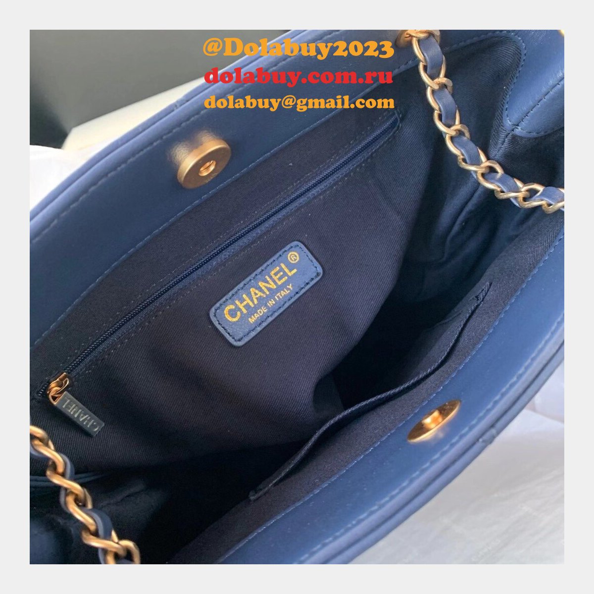 CC Replica High Quality Cruise 2021 Seasonal Blue Bag