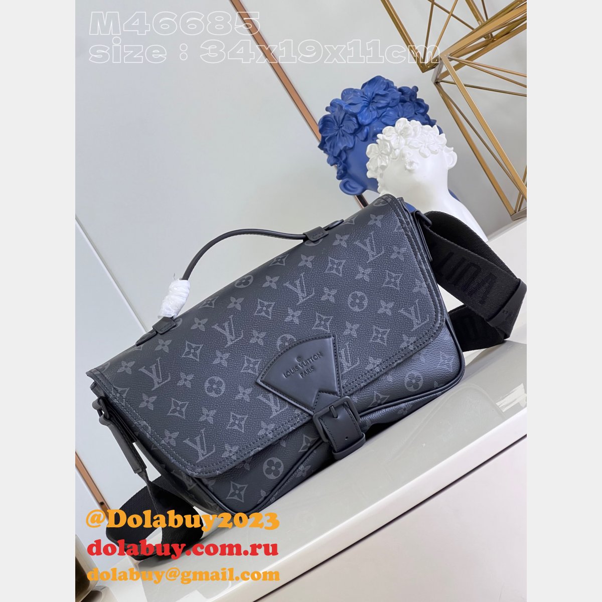 Louis Vuittons Inspired Montsouris Messenger Copy M46685 Bag