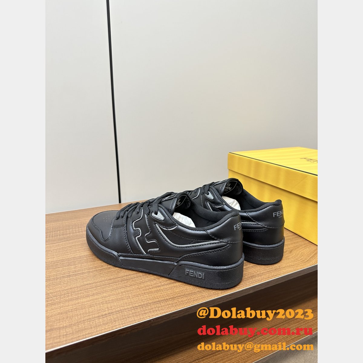 F**di match low-top sneakers