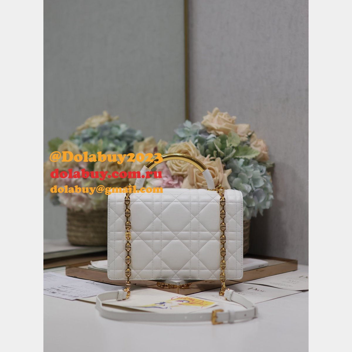 7 Star Top Quality DIOR Ange Medium Calfskin handbag