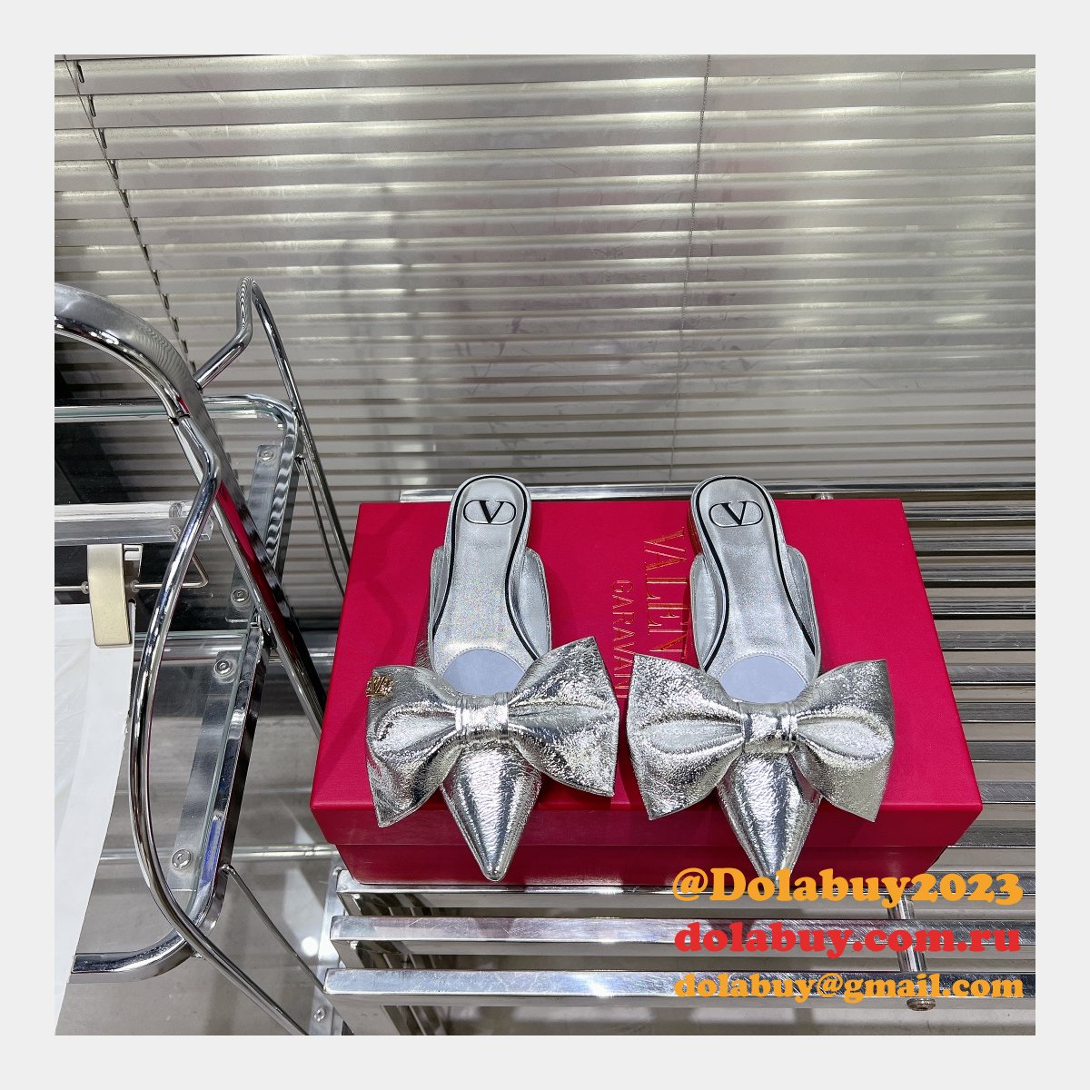 Toe Sandals Best Valentino Replica Slippers Loafer Bow Shoes