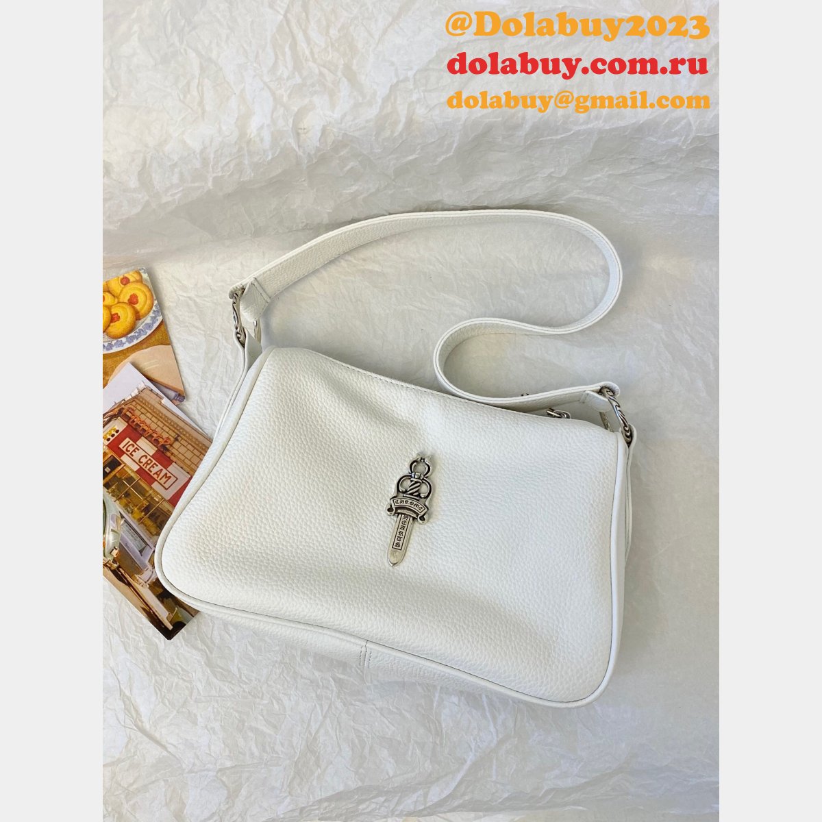 best Ch*0me He**ts replica silver hardware chicken nuggets bag