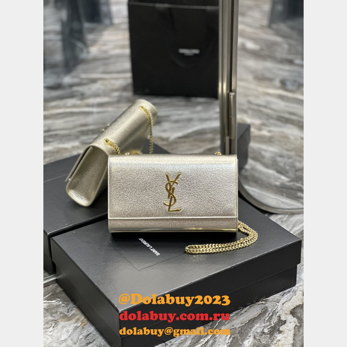 Designer Replica YSL 364021 Chain Kate Saint Laurent 24cm Bags