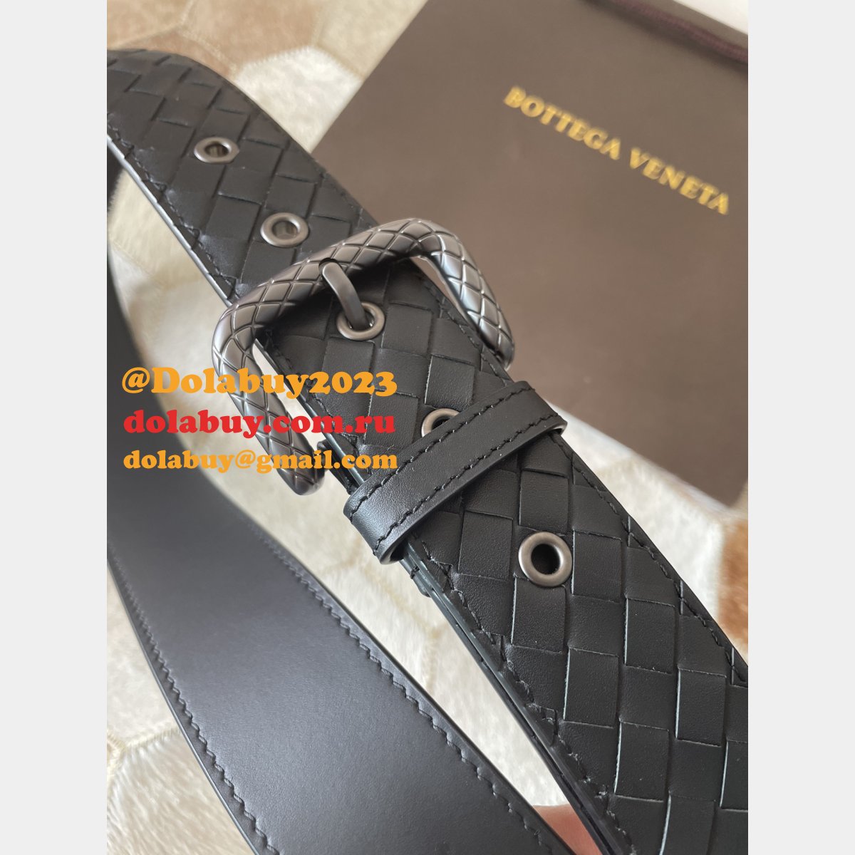 duplicate fashion b0tte*a Ven*ta replica belt 40mm