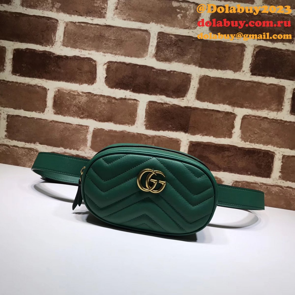 best 476434 G*u*i gg marmont matelassé leather belt bag