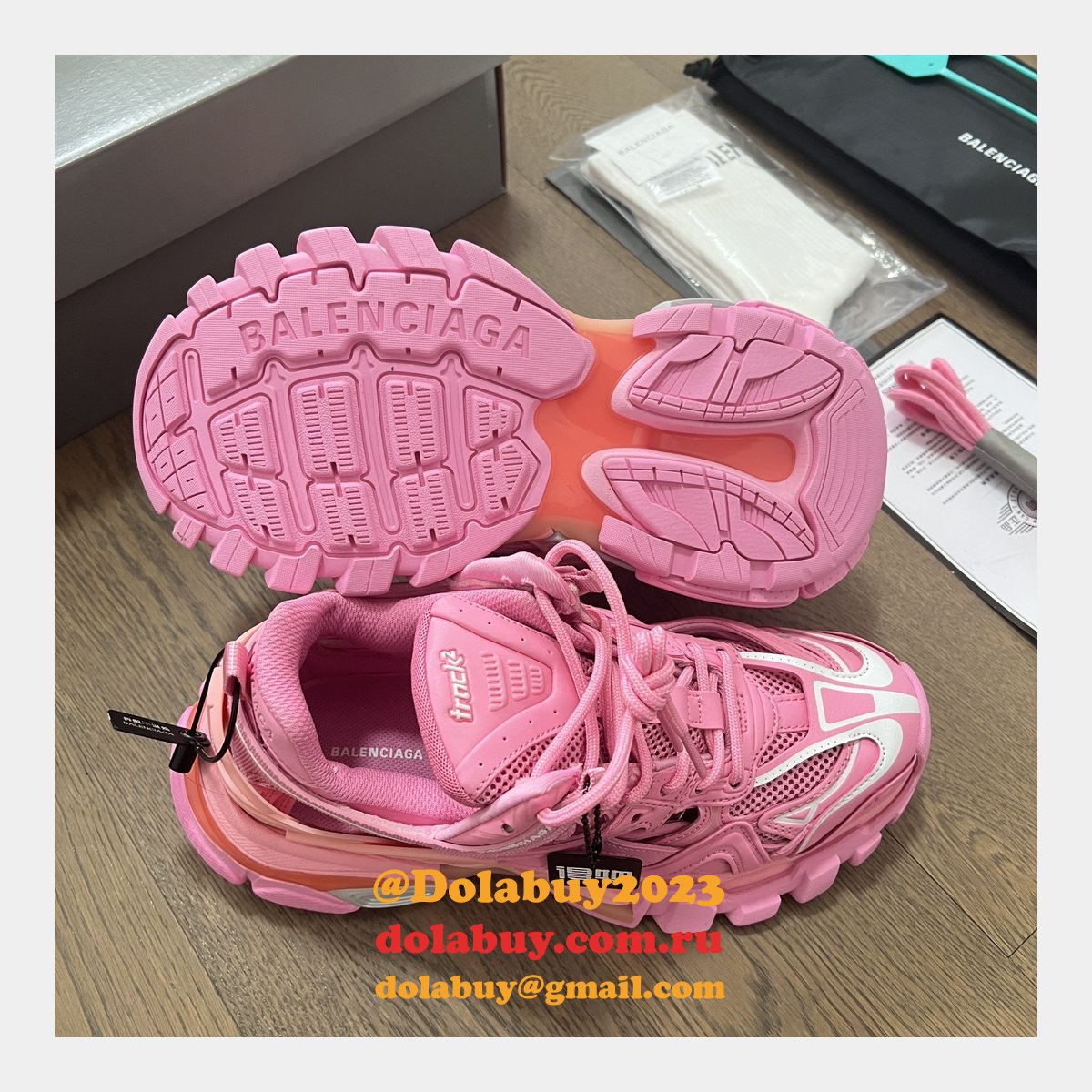 Replica Buy Balenciaga Track Trainer 4.0 Sneakers 1:1 Mirror Shoes