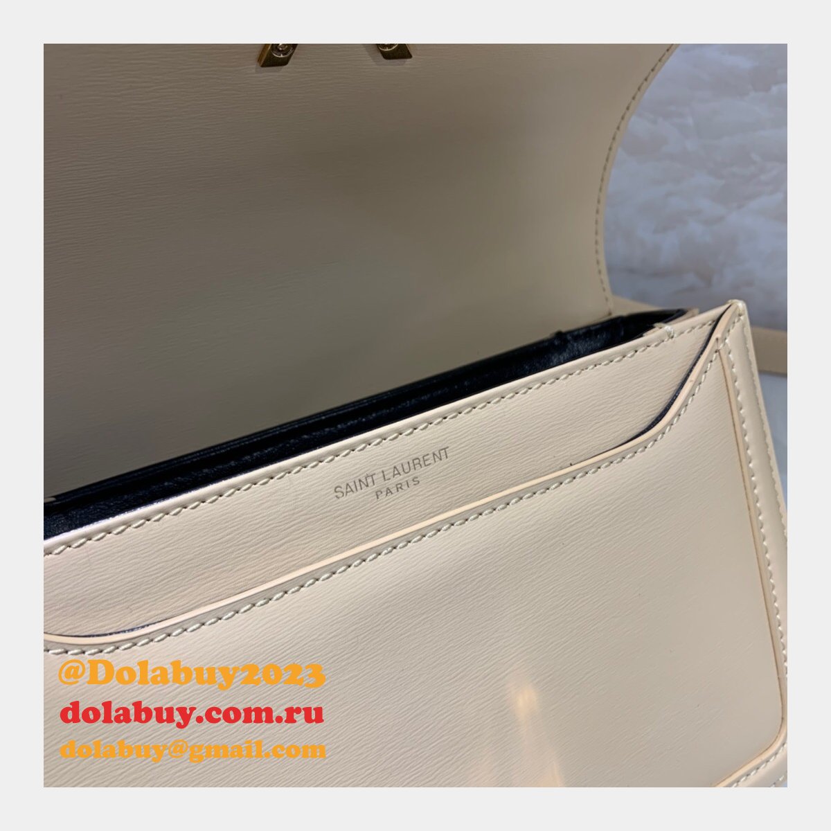 Saint Laurent YSL Solferino Replicas 634306 Satchel Leather