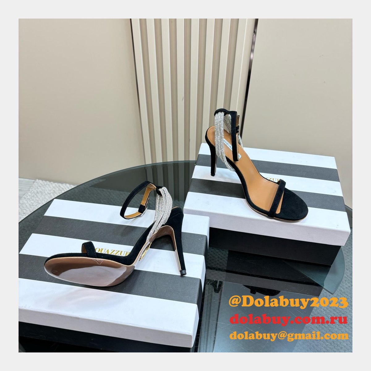 Top Quality AAA+ Aquazzura High-heeled Sandals 10CM