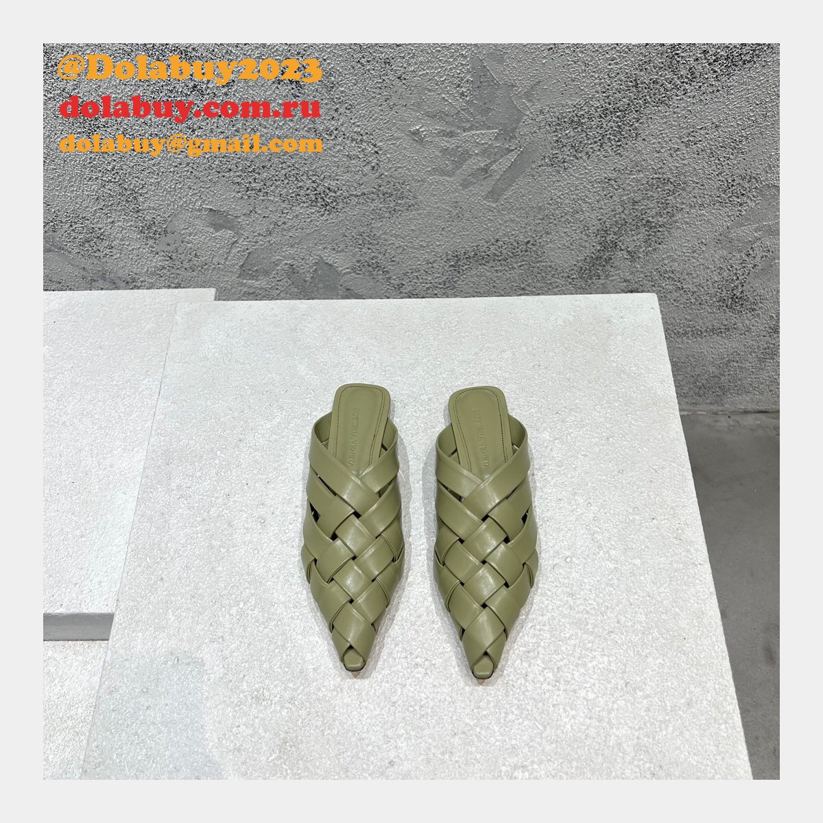 designer replica b0tte*a Ven*ta top quality flat sandals shoes