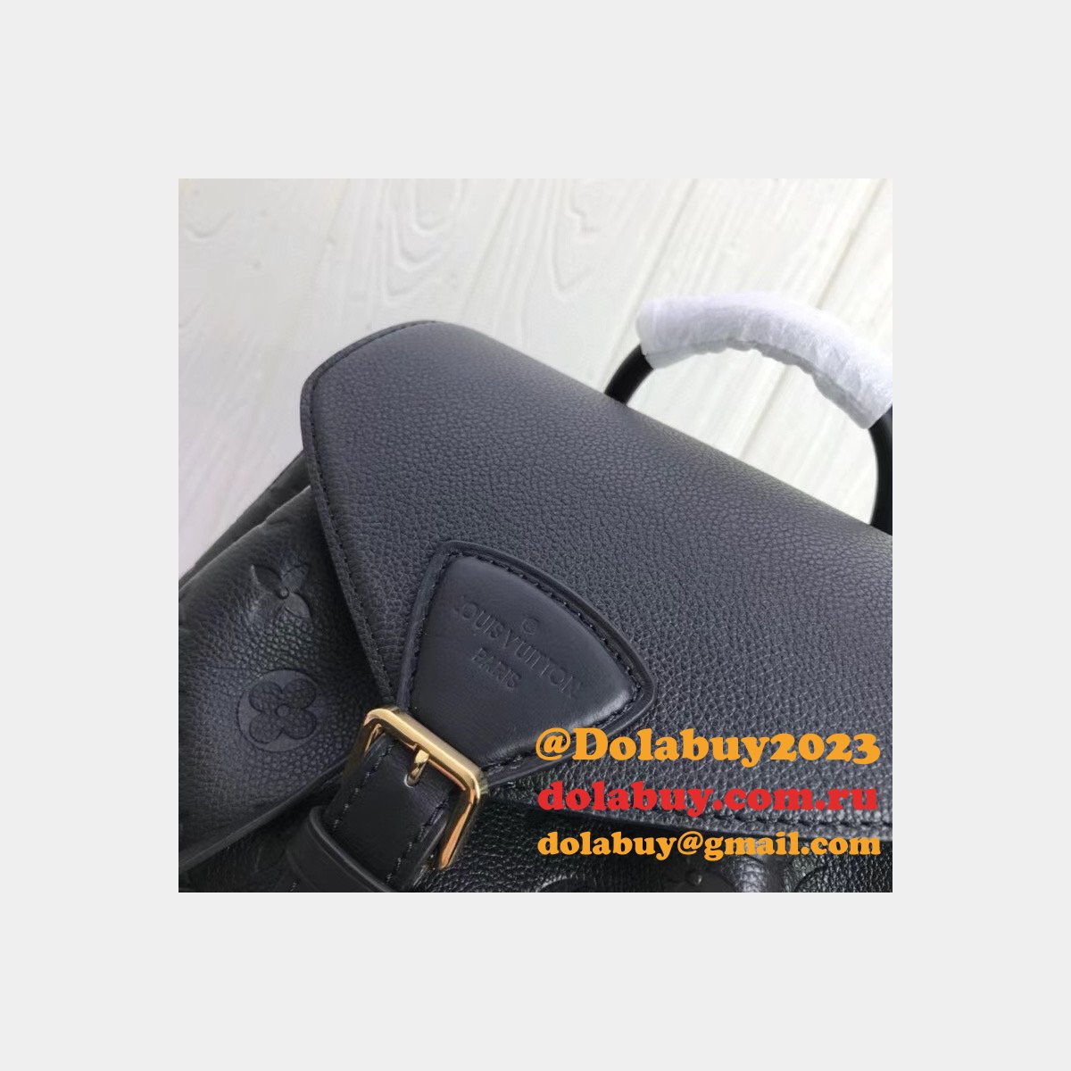Replica LV Montsouris Backpack Monogram Empreinte Leather