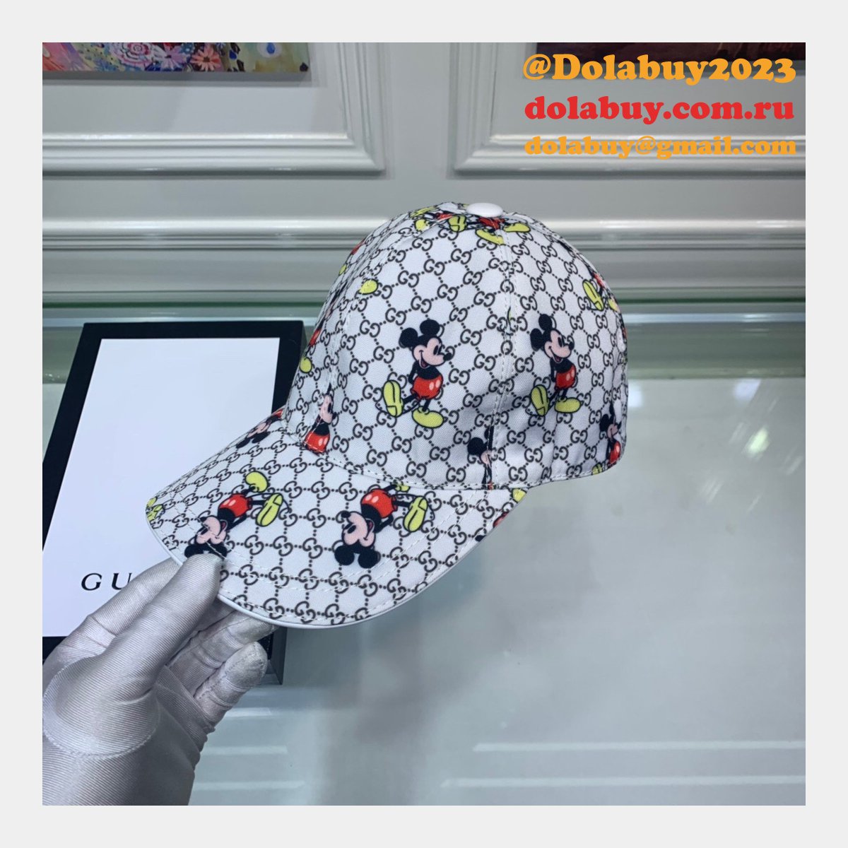 top quality G*u*i mickey mouse hats