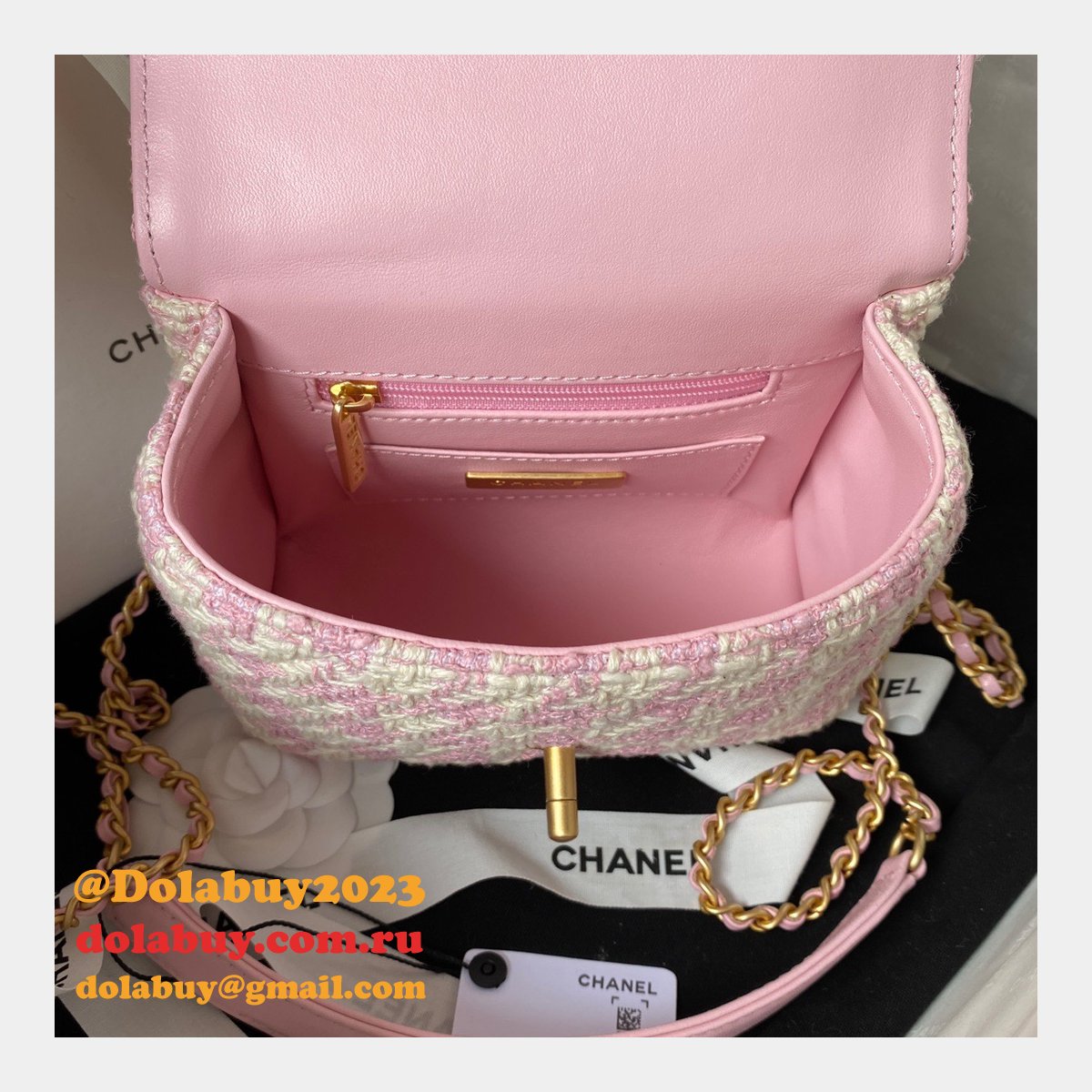 New 1:1 Mirror Flap Bag AS4035 Top Handle Luxury