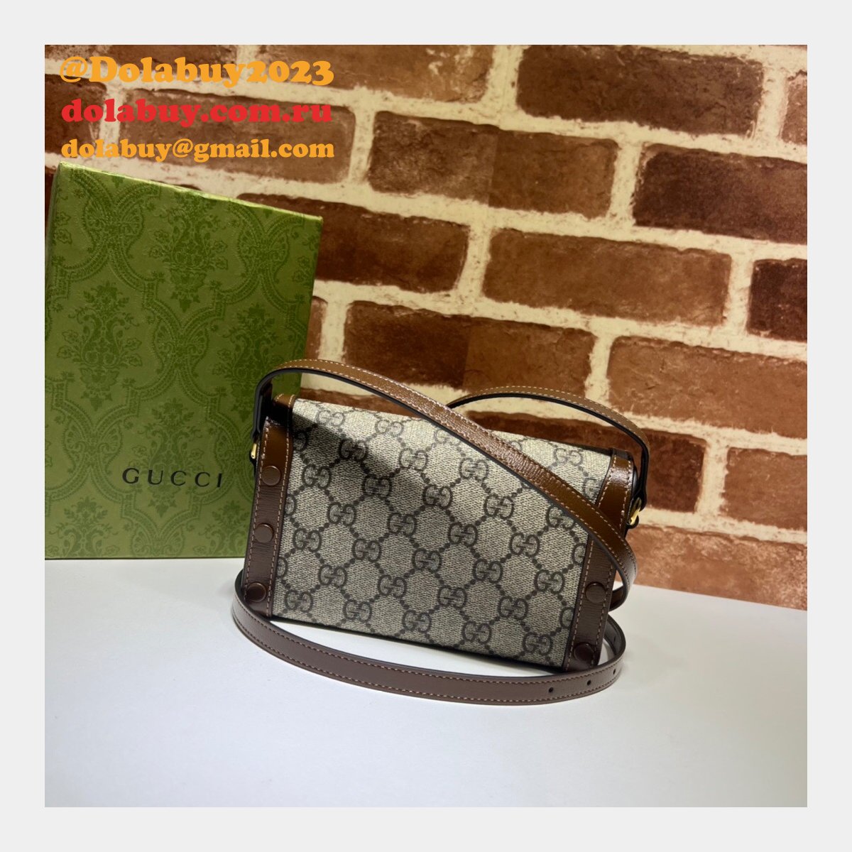 high quality G*u*i horsebit 1955 aaa+ replica 699296 crossbody bags
