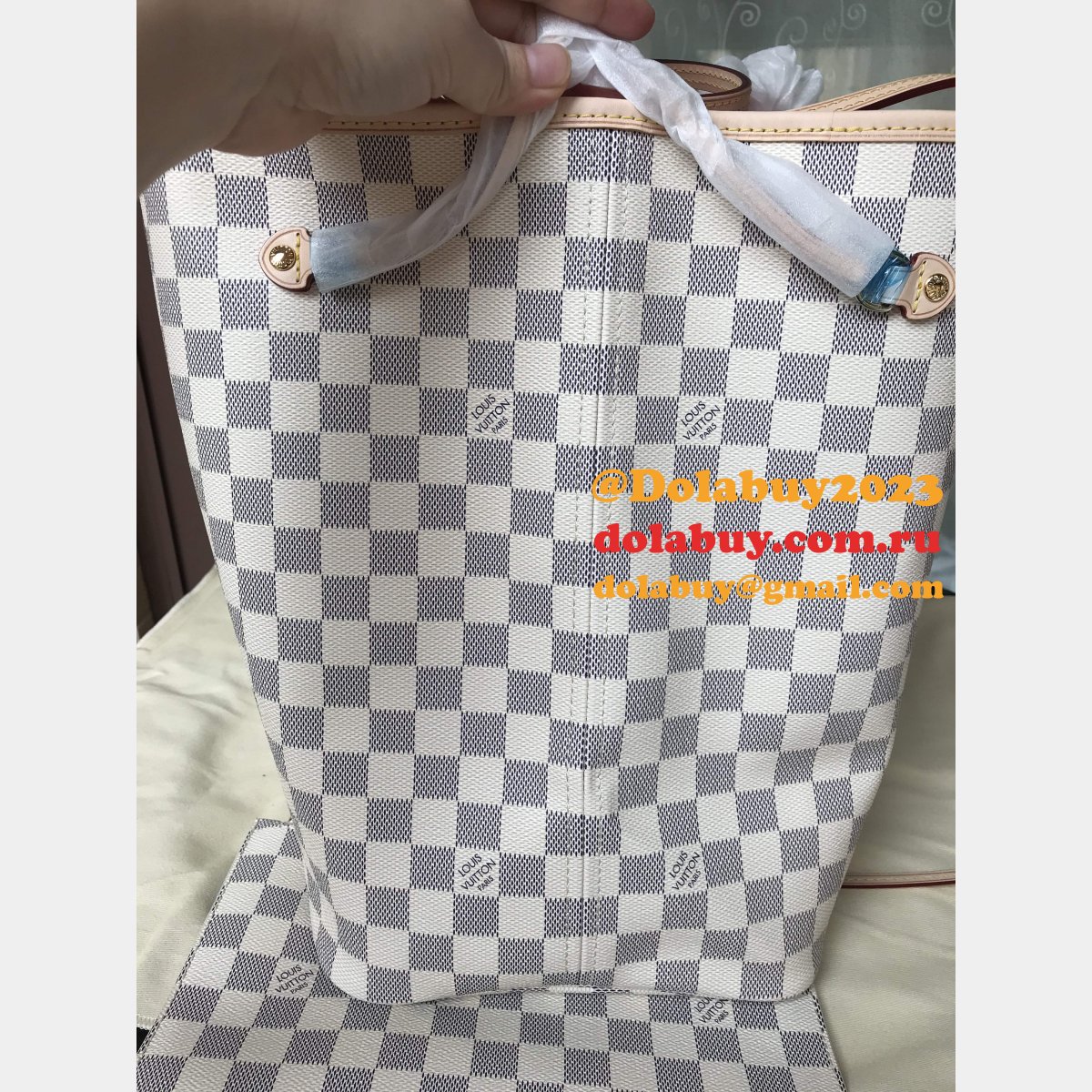 Top Quality Louis Vuitton Wholesale Damier Neverfull N41360 GM
