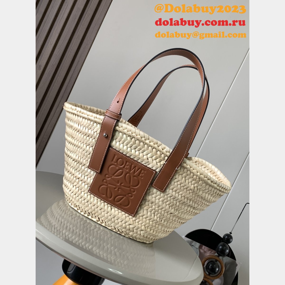 Designer loewe Basket beach handbag hot