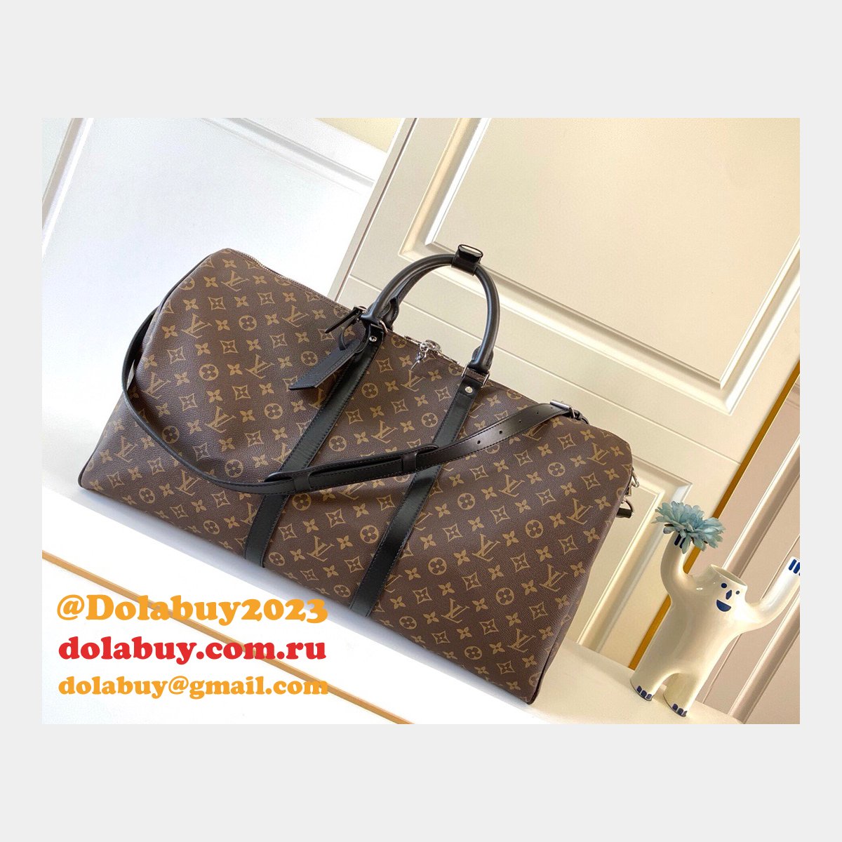 Louis Vuitton M56714/M56713/M56711 Replica 45/50/55CM Keepall Bandoulière