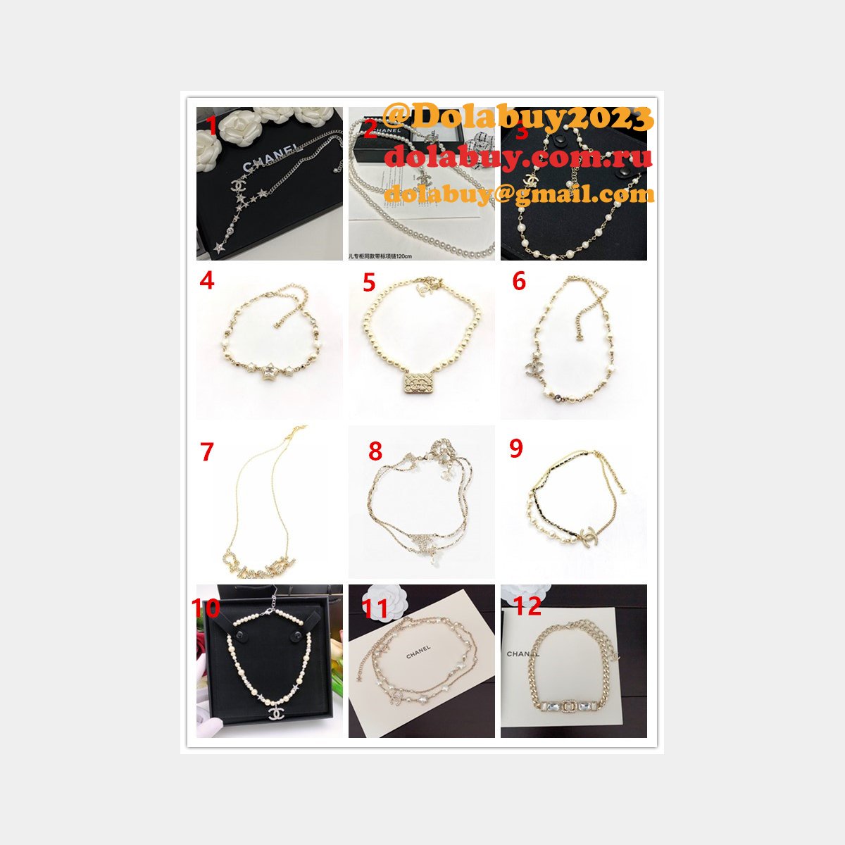 High Quality CC NECKLACE WHOLESALE