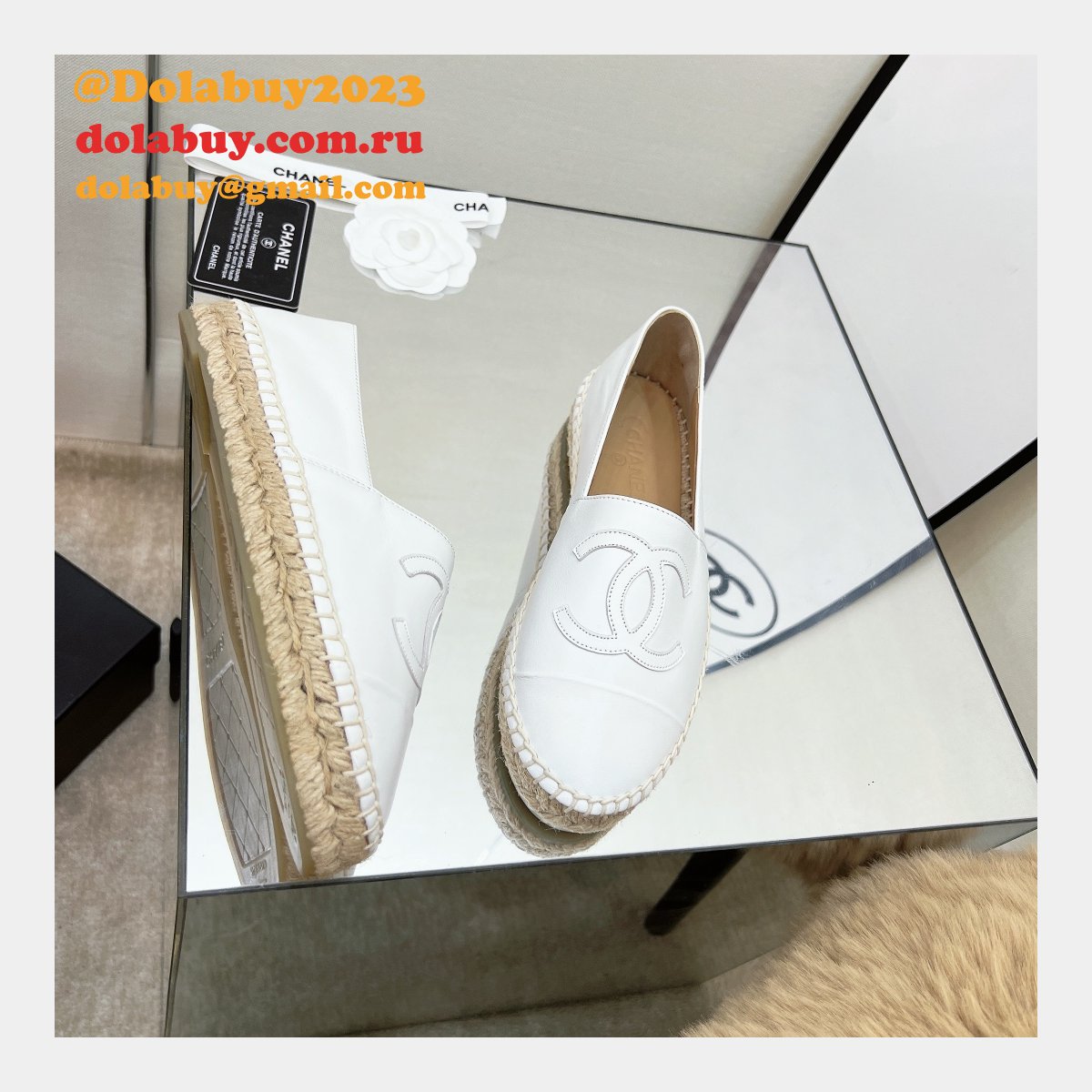 High Quality CC Designer ESPADRILLES SHOES