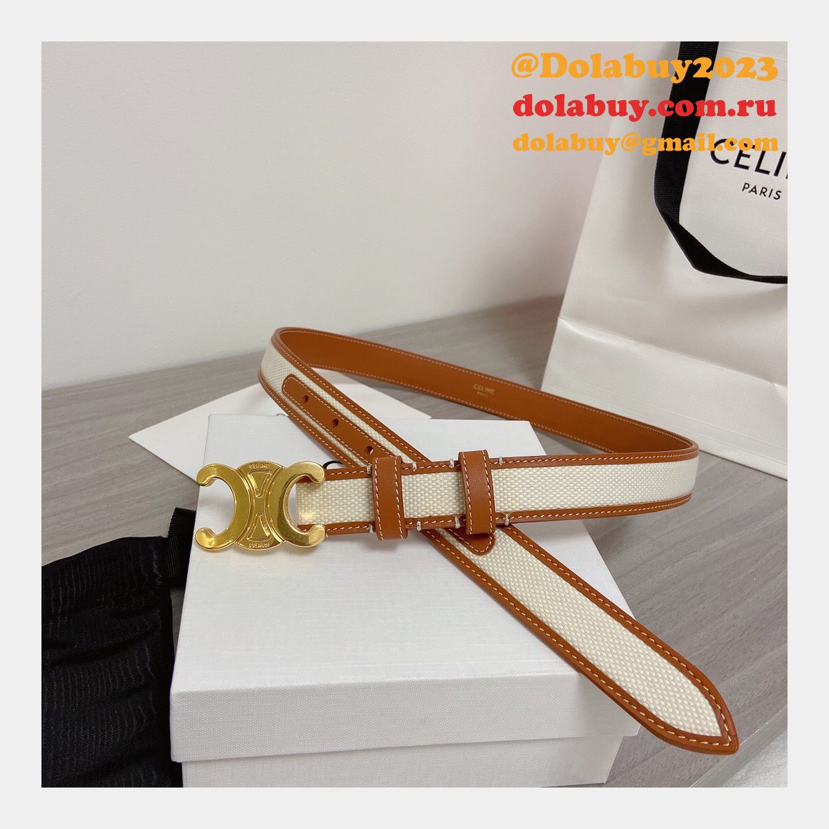 Shop Replica of Luxury Celine Belts