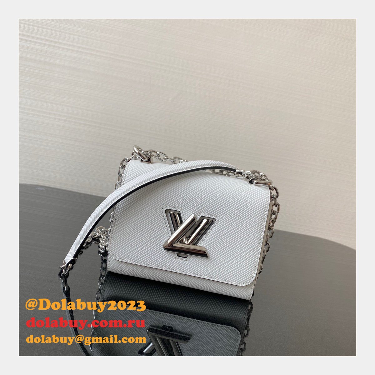 Replica Louis Vuitton Twist MM Epi Leather 16cm 4 Colours