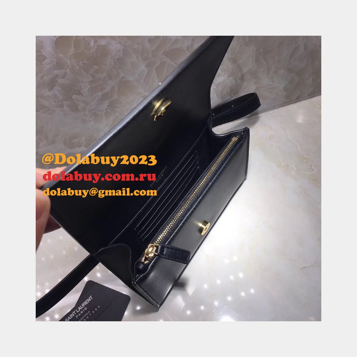 Replicas YSL Saint Laurent Waist Pack Fanny Pack Black Belt Bag