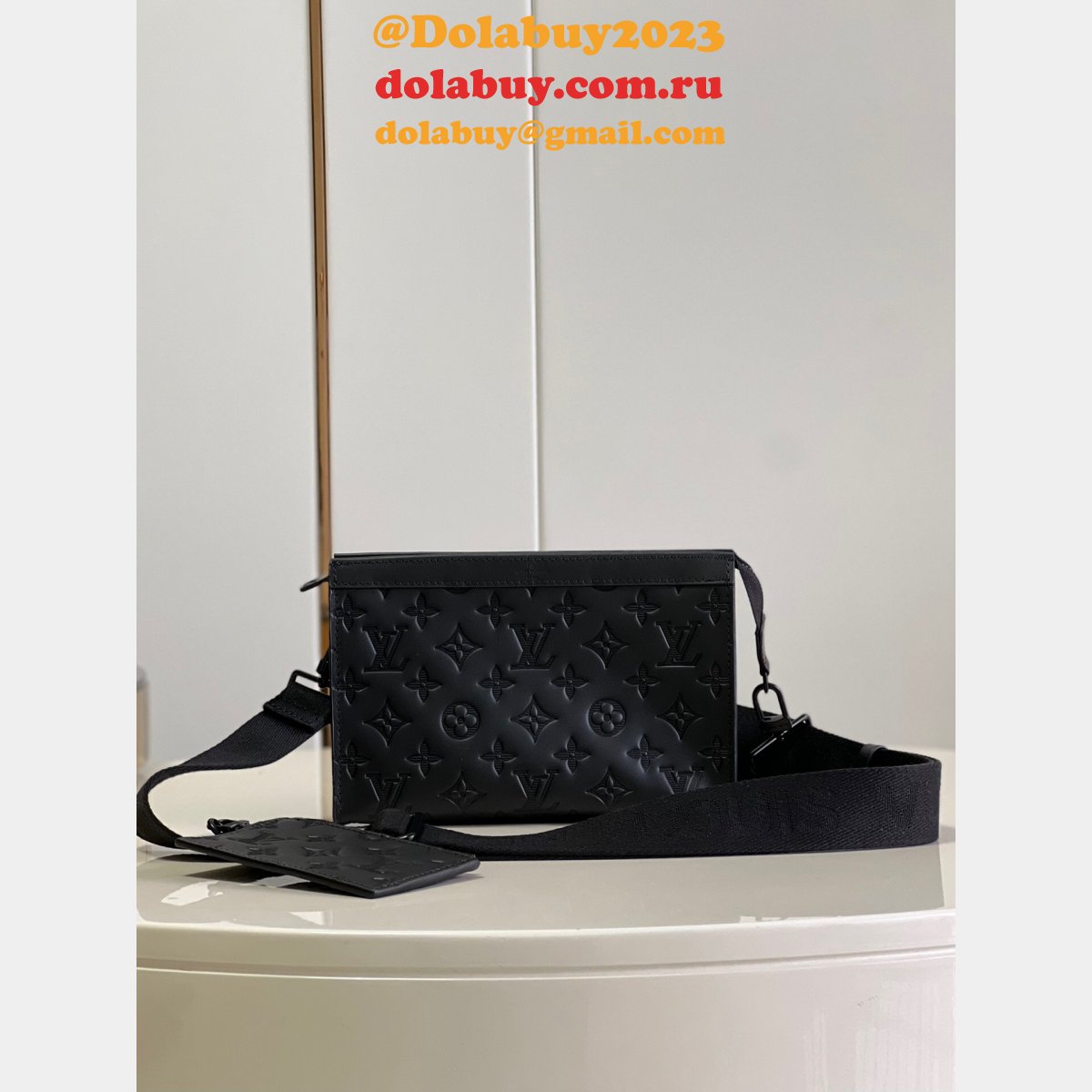 Louis Vuitton Replica Mens Fashion Gaston Wearable Wallet G65 M81115 Black