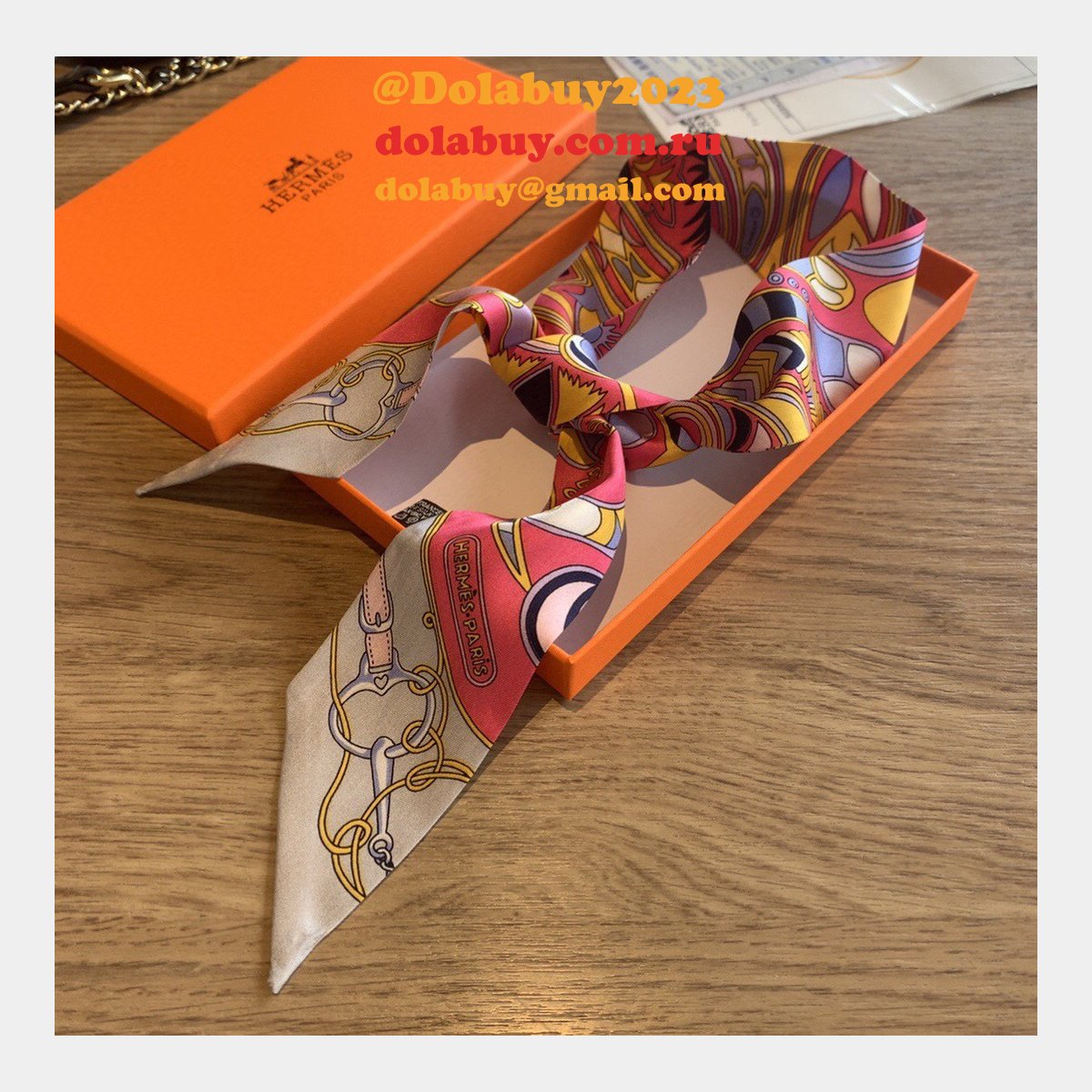Hermes Top Quality H Twill silk scarf