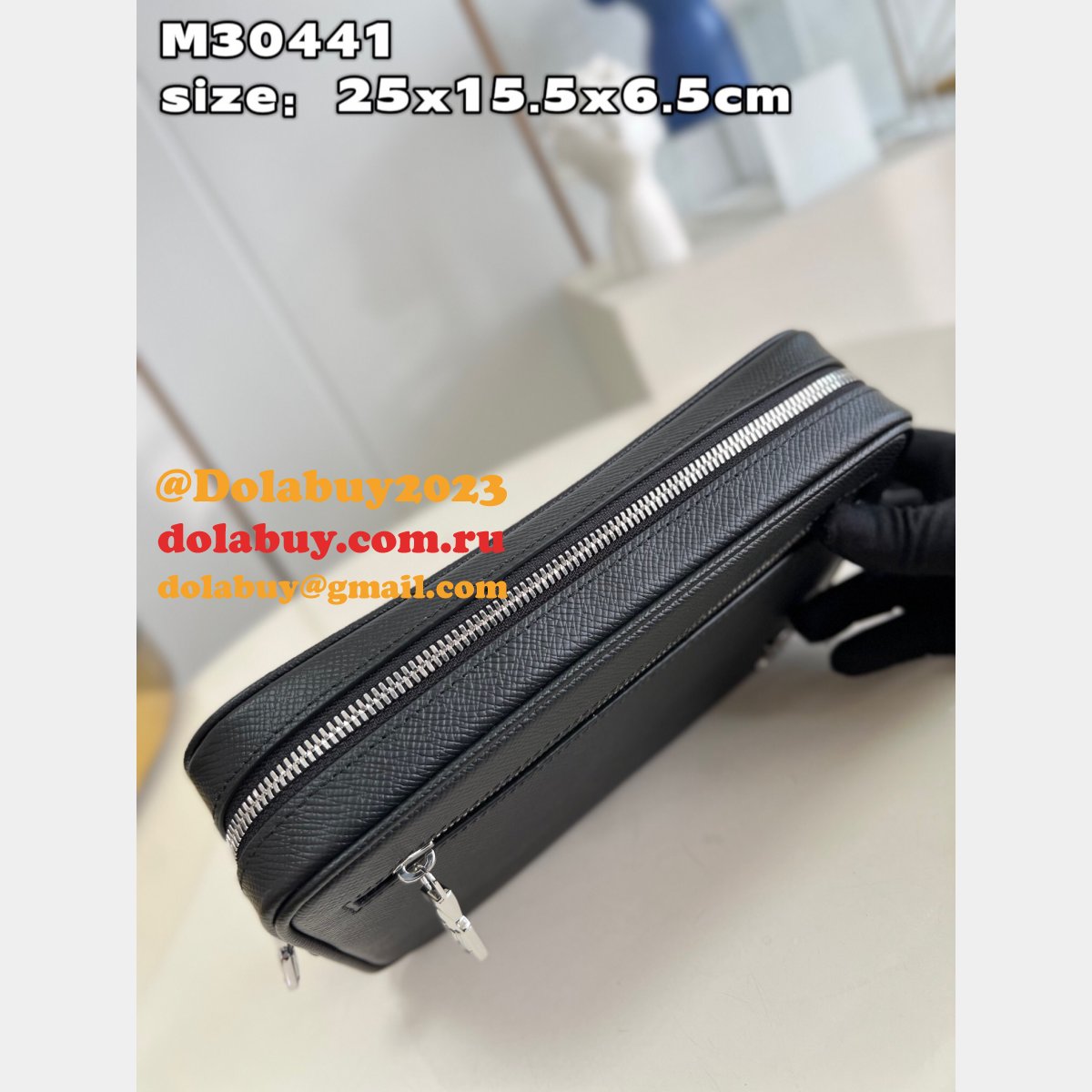 Louis Vuitton Knockoff M30441 Pochette Kasai Goods Leather Wallets